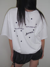 ドットシグネチャーTシャツ (ホワイト)