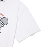 フィッシングウィティーバニーグラフィックルーズフィットTシャツ [WHITE]