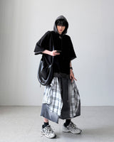Crunch Layered Half Hoodie