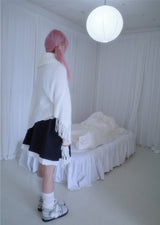 Yui button knit cape (3color)