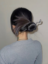 Kitsch cubic snake ornamental hairpin_1