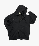 サークルトゥクローバー2wayフードジップアップ [Black]