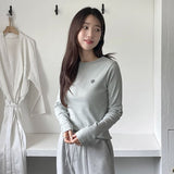 ステッチラウンドロングスリーブTシャツ