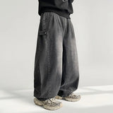 Baby Waistband Side Snap Denim Wide Pants (5 colors)
