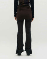 Sheer Layering Pants _ BLACK