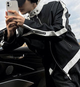 "Way Leather Biker Jacket "
