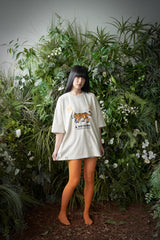 MU-WI PRT.ボックス 1/2 Tシャツ (Oatmeal)