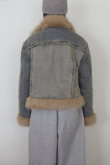 Quilted Lining) アースファーデニムジャケット