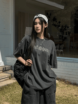 Cutting Vintage Pigment Short Sleeve T-shirt
