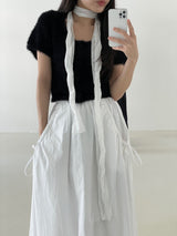 Snow flower puff cardigan