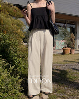 [MADE] Lia nylon wide slacks