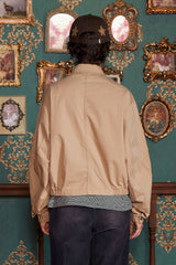 POCKET ARGYLE SHORT JACKET / BEIGE