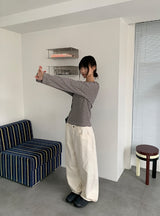 Mopan Cotton Balloon Wide Pants