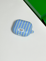 pajama Airpods case-blue