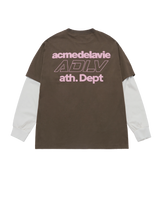 25FW ダブルレイヤーADLV長袖Tシャツ ココア