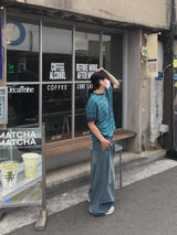 May strap denim pants 2C