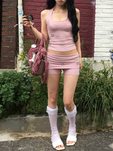 フラワー スタッズ フォールドショーツSkirt)