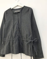Plaid Check Low Blouse (2color)