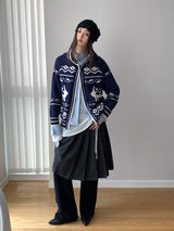 High-End Zipper Long Bootcut Pants