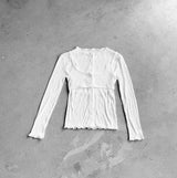 Nuad Pleated Bustier Blouse