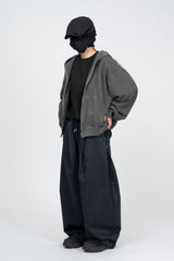 ジバニーダートスナップワイドバルーンパンツ