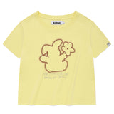 ウィッティバニークロップモーダルTシャツ [ライトイエロー]