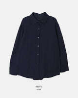 #Basic Rayon Loose Fit Shirt (4color)