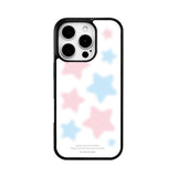 [MADE] blur kitsch star epoxy bumper case - white