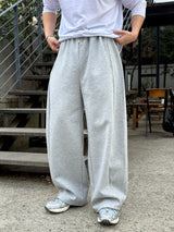 Luen incised balloon pants