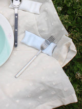 Cotton pillow : sky blue