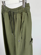 BALLOON SNAP WIDE PANTS (3C)