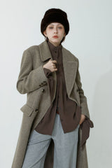 BOHEM KNOT BLOUSE_BROWN