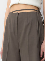 (PT-5651)WAIST STRING BURMUDA PANTS
