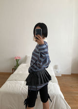 PLEATS SKIRT BELT