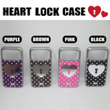 [MADE] heart lock case (black)