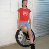 Number Stretch Tee red