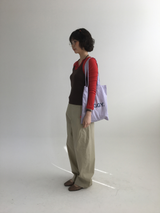 トライアングルホルターネックスリーブレストップ (5color)