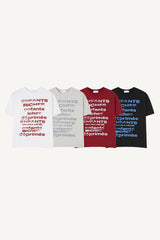 リッチ クラック プリント Tシャツ