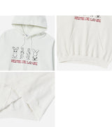 25SS マグショットエイリアンフーディー アイボリー