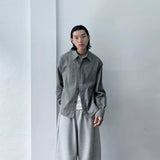 Grey Loop Texture Shirt