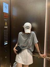 リア メール レタリング ショート スリーブ Tシャツ / 3カラー