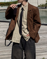 Liss Suede Blazer Jacket