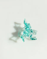 Jelly Ribbon Wing Ring - Clear Mint