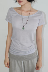 LUCA BOAT-NECK TEE