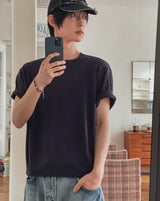レニーベーシックセミクロップ半袖Tシャツ