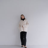 nocollar short coat