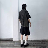 レトロファデッドテクスチャードシャツ