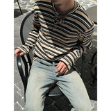 [F/W] マルチストライプヘンリーネックロングスリーブ (3color)