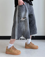 Labon Track Bermuda Denim Pants