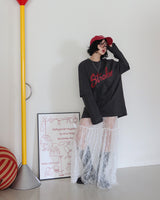 Laxique Sleeve Layered Oversized Fit T-shirt